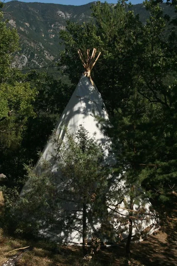 Tipi écologique au paradis Hotel Le Mas  Glamping